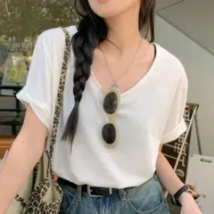 SHEIN　カットソー　半袖　夏服