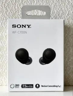 SONY WF-C700N ワイヤレスイヤホン ブラック - メルカリ