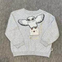 H&M×ハリーポッター フクロウ トレーナー 110/116 グレーのサムネイル