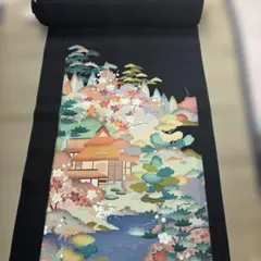 【絹反物】黒留袖 京友禅 茶屋辻のサムネイル