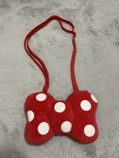 ディズニー　ミニー　ショルダーバッグ　ポシェット 水玉