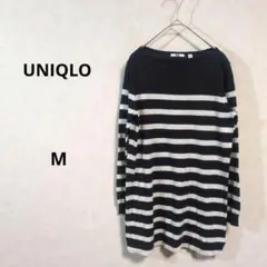 ユニクロ UNIQLO ストライプ長袖 レディース Mサイズ N221