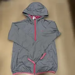 00s OLD NIKE check nylon jacket/Y2K/teck