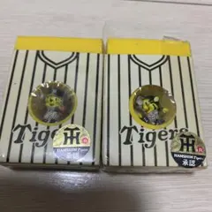 【阪神タイガース】消しゴム　マスコットフィギュア 2個セット