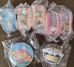 シナモロール★ くら寿司 キーホルダー 缶バッジ マステ セット