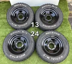 トヨタハイエース鉄ホイールタイヤMUDSTARのサムネイル