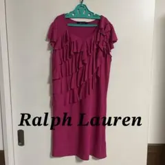 ラルフローレン ボリュームフリル　ワンピース　キッズ　レディース S サイズ
