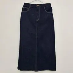 【プラステ】デニムナロースカート サイズL
