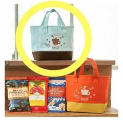 【新品未使用】カルディ福袋2022＊トートバッグ＊ブルー