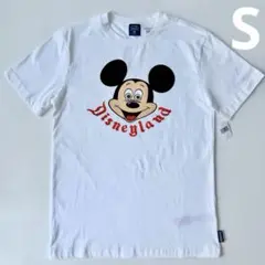ディズニーランド　70周年　ミッキー　ロゴ　Tシャツ　カリフォルニア 新品未使用】 カリフォルニアディズニー70周年限定 ミッキーTシャツ M
