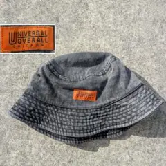 ユニバーサルオーバーオール バケットハット ピグメント ブラックデニム USA