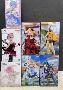 リゼロ　アル プリシラ クルシュ フェリス ラム　レム　等フィギュア7点