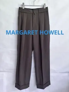 MARGARET HOWELL 2タックワイドパンツ 美品