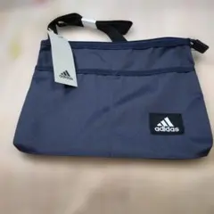 adidas ネイビー ショルダーバッグ