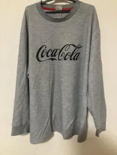 Coca-Cola グレー スウェット Lサイズ　長袖　冬　激安