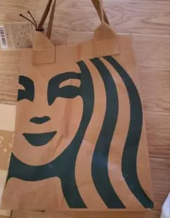STARBUCKS　クラフトペーパーショッパーS