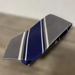 B:MING by BEAMS ビームス ネクタイ グレー×ネイビー