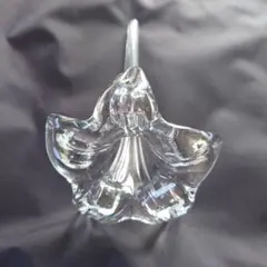 クリスタルガラス 花型花瓶 ゆり