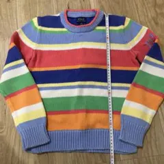 POLO RALPH LAUREN カラフルセーター L/G