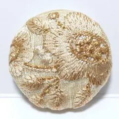 インド刺繍　№3173　ベージュ　㊳ミリ