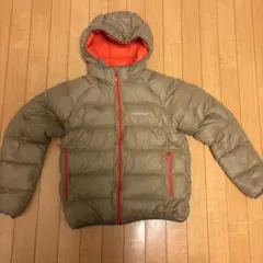 mont-bell フード付きダウンジャケット 160cm