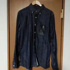 A BATHING APE デニム カモフラ 長袖シャツのサムネイル