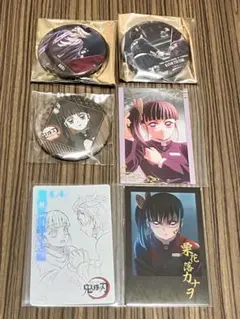 鬼滅の刃 栗花落カナヲ 竈門炭治郎 カード 缶バッジセット