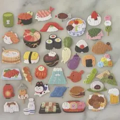 【即日発送】和紙素材フレークシール おすそわけ40枚セット