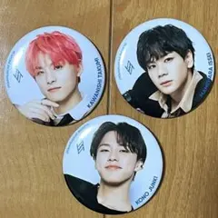 【JO1】缶バッジ_河野純喜、川西拓実、豆原一成