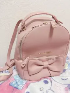 Maison de FLEUR リボン リュック ピンク