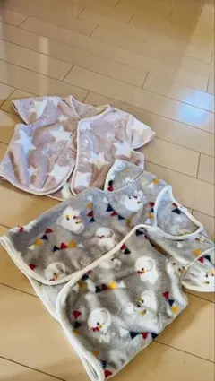 【最終値下げ‼︎】ベビーベスト 2点セット 星柄 動物柄