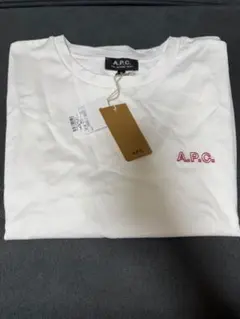 A.P.C. ホワイト刺繍Tシャツ M/38のサムネイル