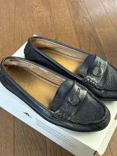 COACH ブラック レザー ローファーのサムネイル