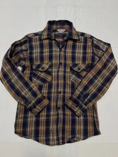 【vintage】70's FROSTPROOF ネルシャツ チェックシャツ