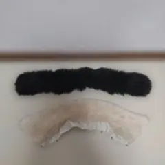 黒マフラーと白のファーつけ襟セット