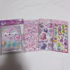 シール帳　マイメロディ　ボンボンドロップシール　ふわふわらびちゃん　シール