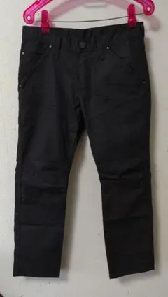 黒 デニムパンツ ブラック ジーンズユニクロ メンズジーパン ワークウエア立体