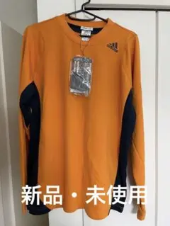 超メルカリ市！アディダス製・サッカー長袖シャツ Oサイズ