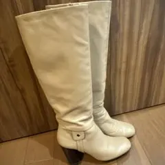 ベージュロングブーツ　23.5 GALLARDAGALANTE