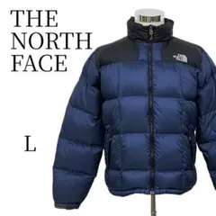 THE NORTH FACE ネイビー×ブラック ダウンジャケット L