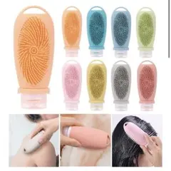 2way トラベルボトル シリコン 詰め替えボトル 4つセット