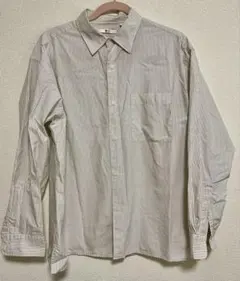 UNIQLO C ブロードオーバーサイズシャツ　L ストライプ　メンズ