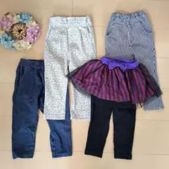 保育園着 パンツ4枚 90 まとめ売り プティマイン ラグマート GU フタフタ