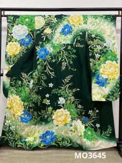 振袖 刺繍 金彩 銀通し やまと扱い 身丈173cm 撥水加工済 MO3816 