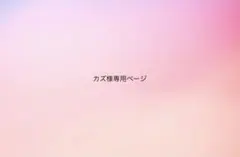 カズ様専用ページ