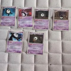 ポケモンカード アンノーン 6枚セット