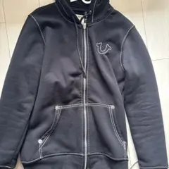 TRUE RELIGION ジップアップパーカー ブラック S/Pのサムネイル