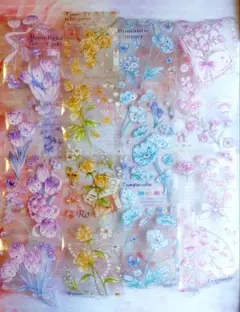 【残少】切り売り♡様々なお花の装飾マステ