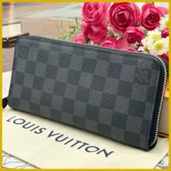 ★極美品★　ルイヴィトン　ダミエグラフィット　ヴェルティカル　ジッピーウォレット