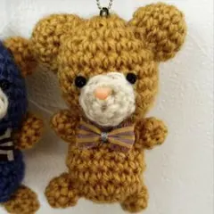 ハンドメイド❤️編みぐるみくま